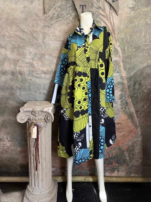2855 Poplin Shirtdress