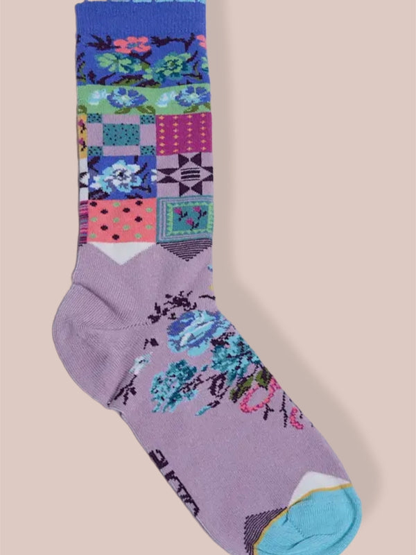 WW13 American Quilt Socks-sweet pinks
