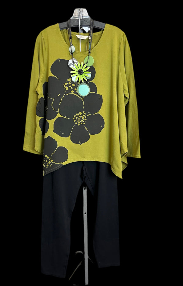 PB1557 Straight Legging Pant-BLACK