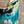 Load image into Gallery viewer, 7063V Block Dyed Justly Top-TURQ MIX
