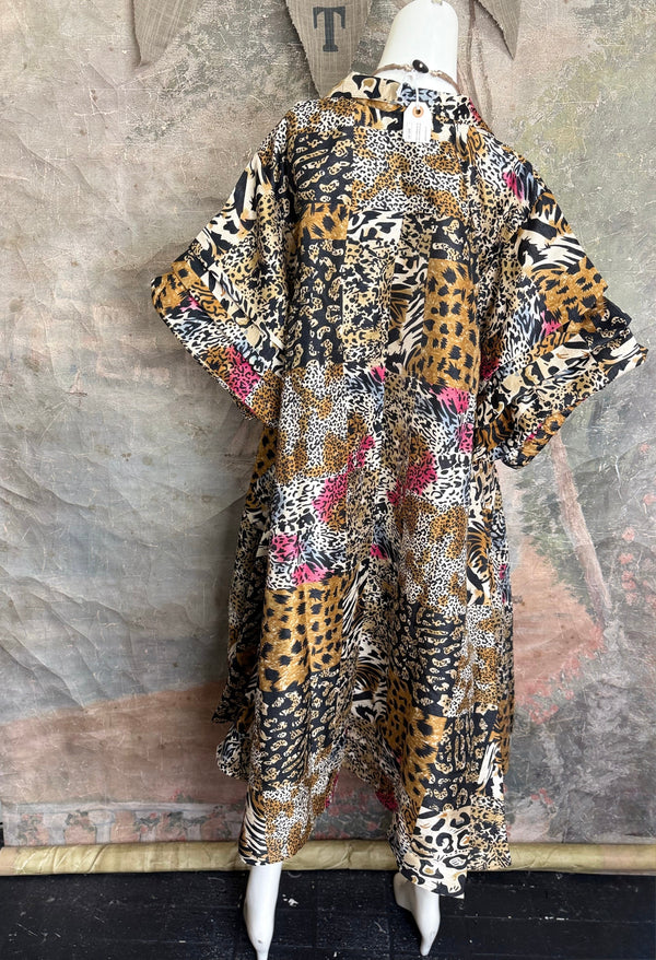 AD26-01 The High-Low Echo Dress-Safari Flair