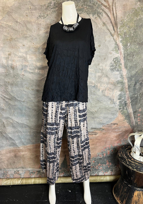 25063 Crinkle Dolman Slv Top
