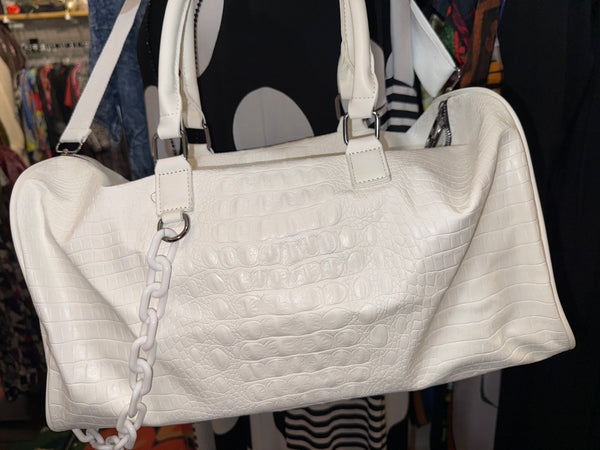 Glam Croc Tote Bag w/chain