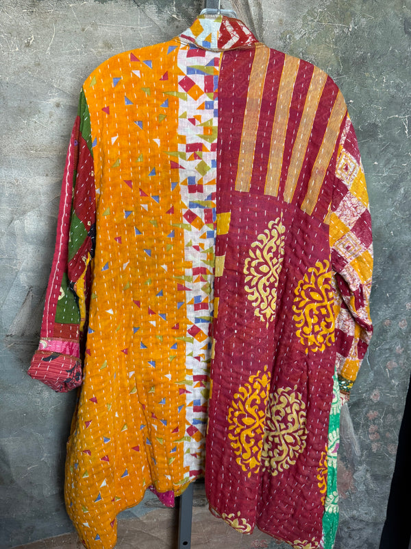 SS6142 Speak Love Kantha Jacket-B