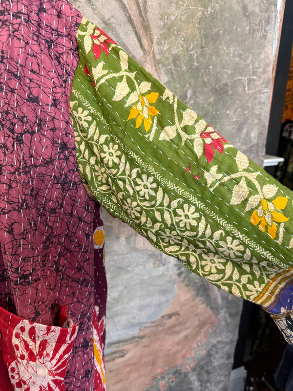 SS6142 Speak Love Kantha Jacket-D