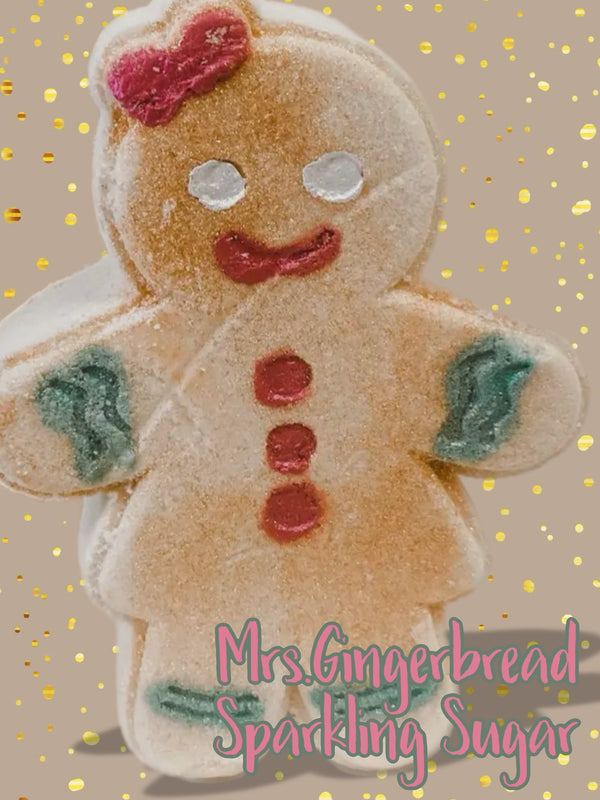 1101 Holiday Bath Bomb Fizzys-Mrs.Gingerbread