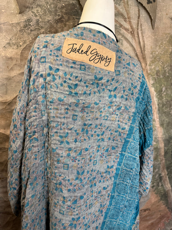 JG-155 Kantha Sunrise Kimono-3