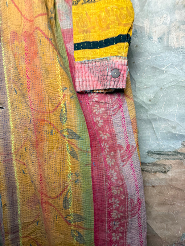 JG-183 Kantha Sunrise Coat-MIX 1