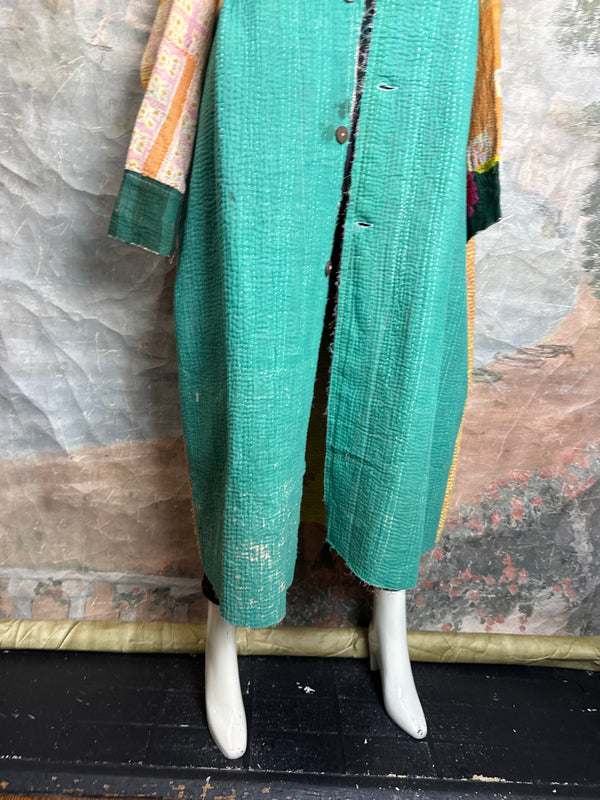 JG-183 Kantha Sunrise Coat-MIX 4