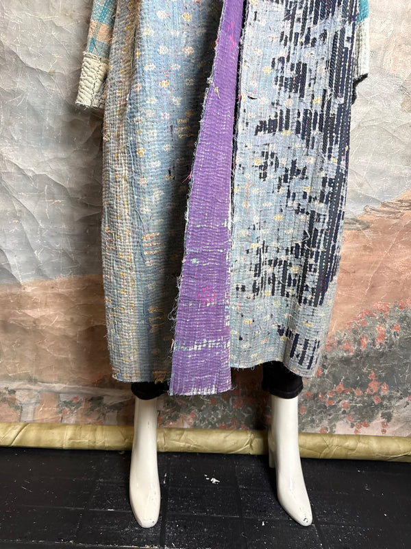 JG-183 Kantha Sunrise Coat-MIX 3