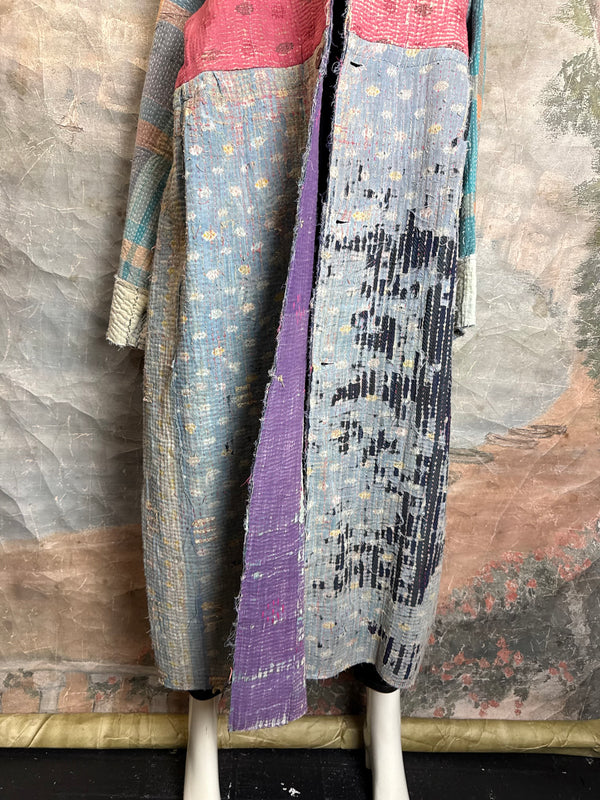 JG-183 Kantha Sunrise Coat-MIX 3