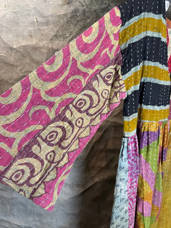 JG-156 Sunrise Kantha PW Dress-MIX 6