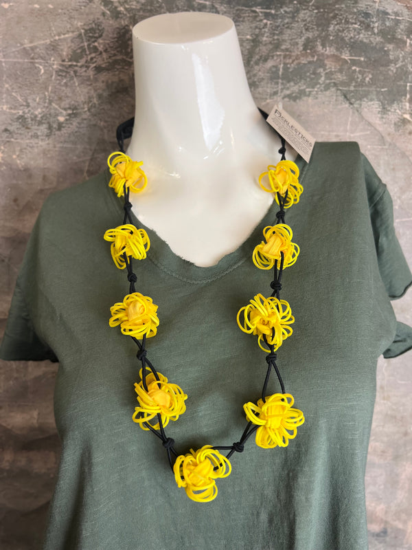 N117 Cotton Balls Necklace