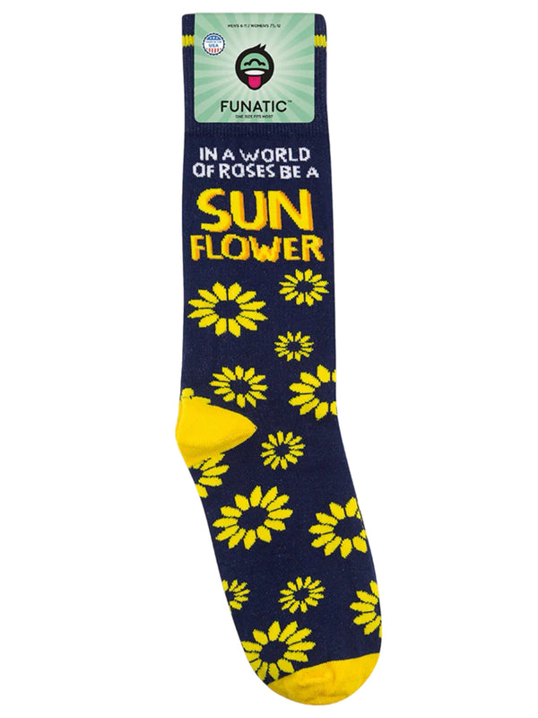 Art To Wear Novelty Socks-be a sunflower 🌻