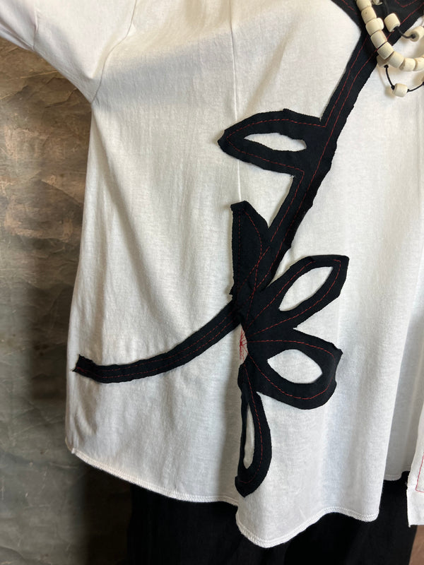 BB525 Blossom and Branch Tee-A-MIX SM/MED