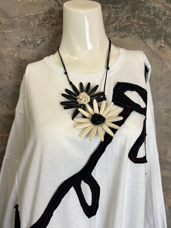 BB525 Blossom and Branch Tee-C MIX L-XL