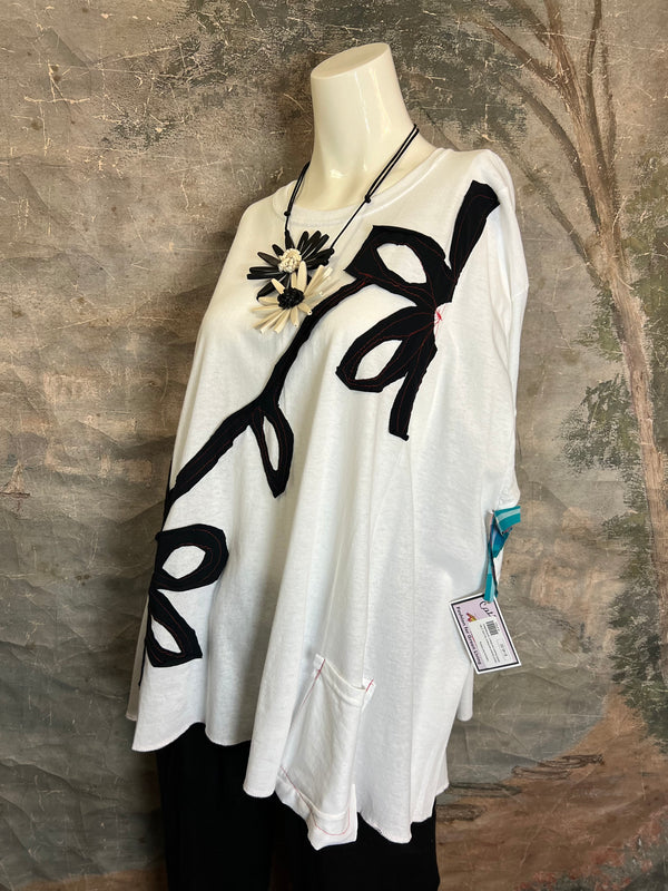 BB525 Blossom and Branch Tee-C MIX L-XL