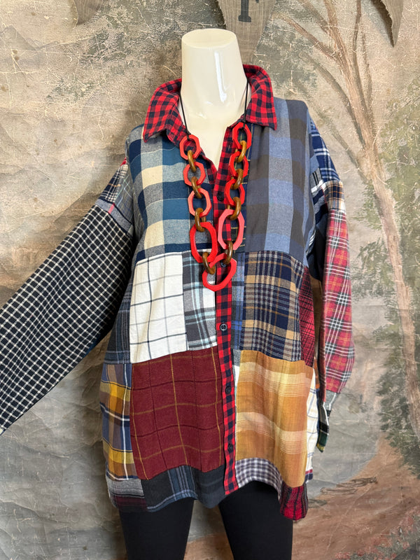 5620 Flannel PW BF Shirt-PW B