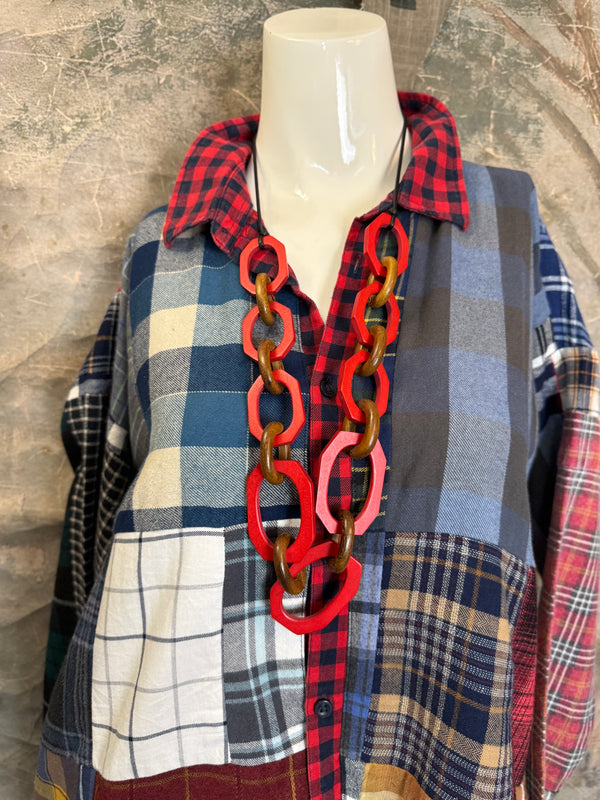 5620 Flannel PW BF Shirt-PW B