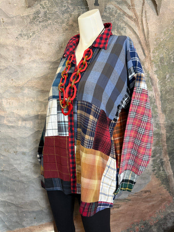 5620 Flannel PW BF Shirt-PW B