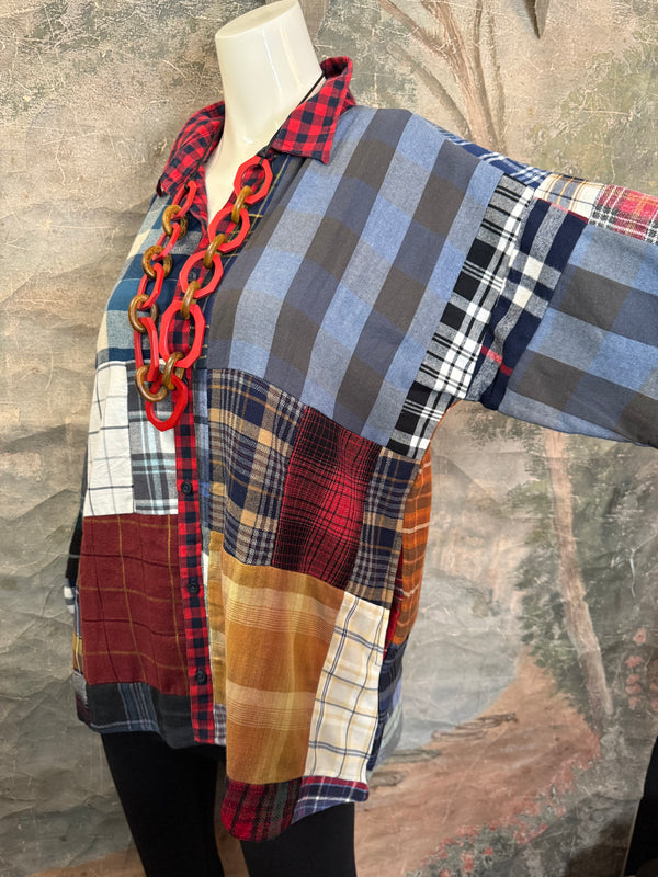 5620 Flannel PW BF Shirt-PW B