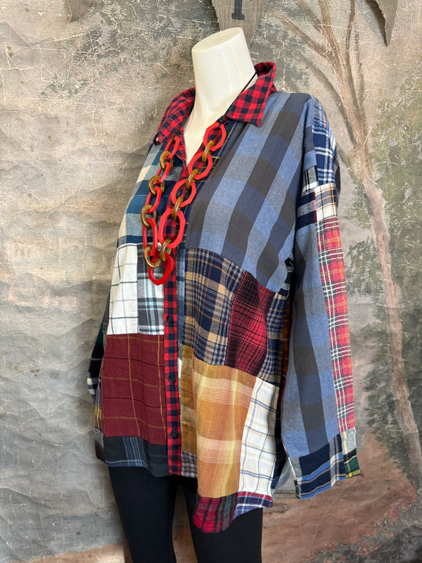 5620 Flannel PW BF Shirt-PW B