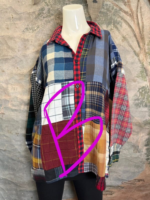 5620 Flannel PW BF Shirt-PW B