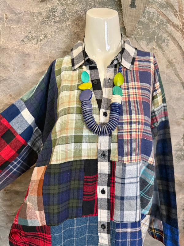 5620 Flannel PW BF Shirt- PW C