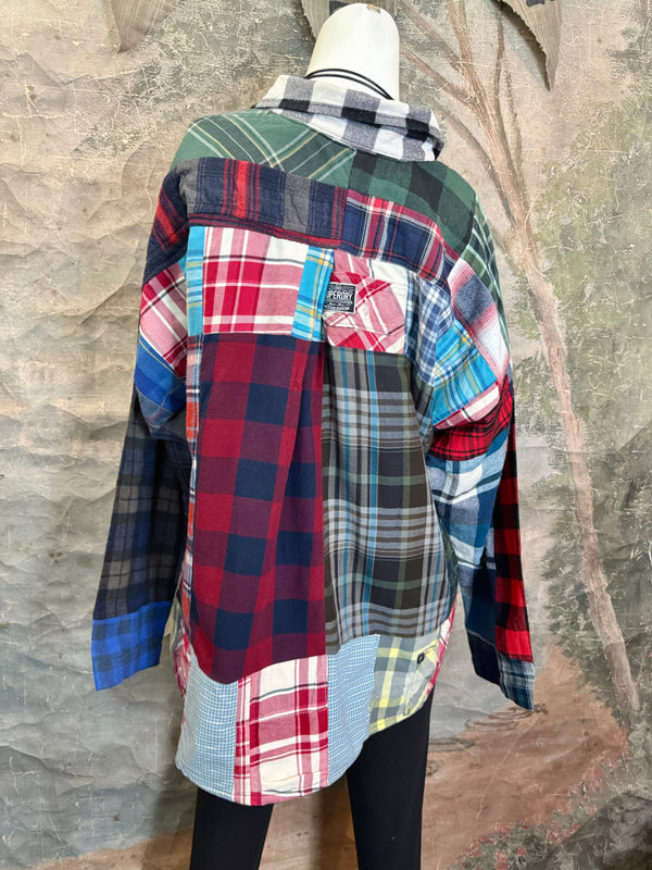 5620 Flannel PW BF Shirt- PW C