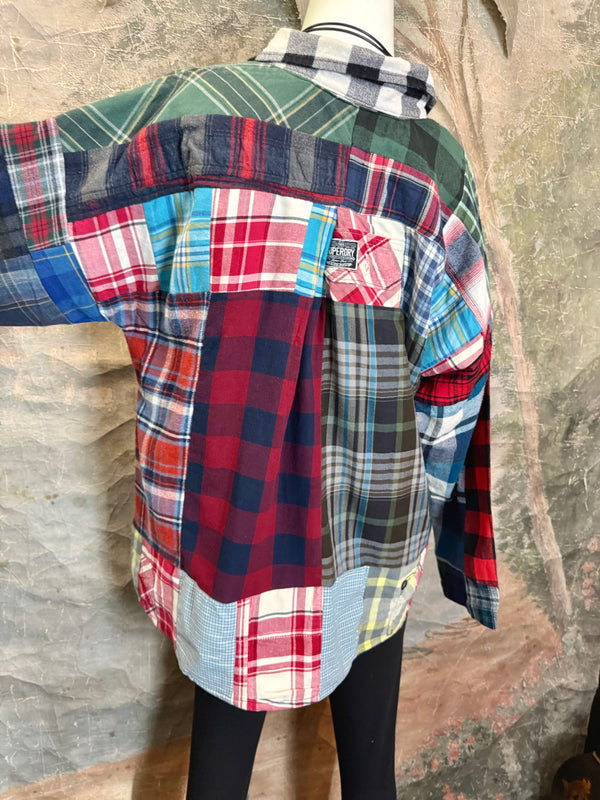 5620 Flannel PW BF Shirt- PW C
