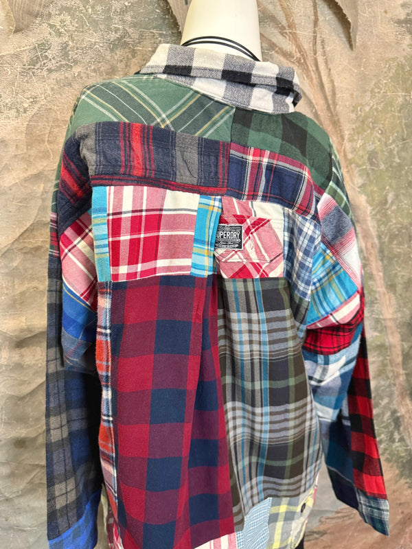 5620 Flannel PW BF Shirt- PW C
