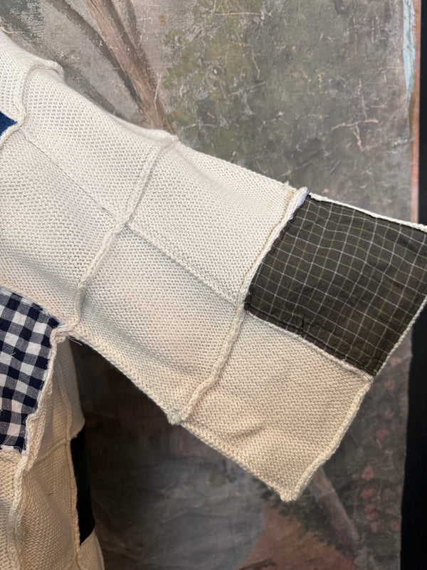 5568 Jack & Jill Sweater Cardi-Plaid Mix 3