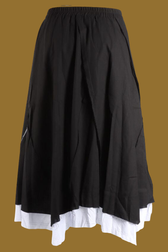 69060 Detailed Ziggy Trim Skirt