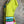 Load image into Gallery viewer, Colorblock crossbody bag in teal, green, and pink with zip pockets on lime green dress mannequin - 15
