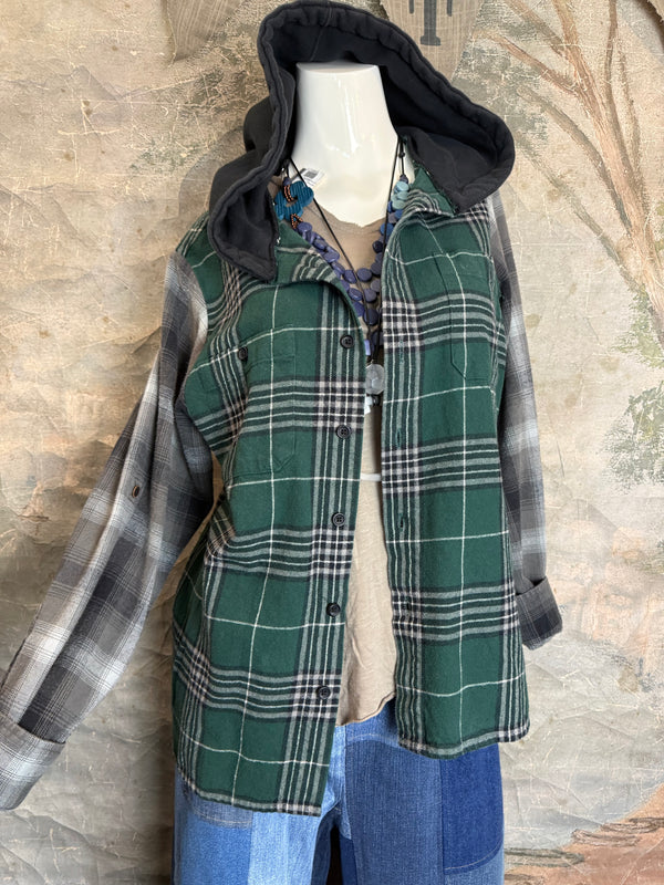 0003G PW Mix-Match Flannel Jacket-#1