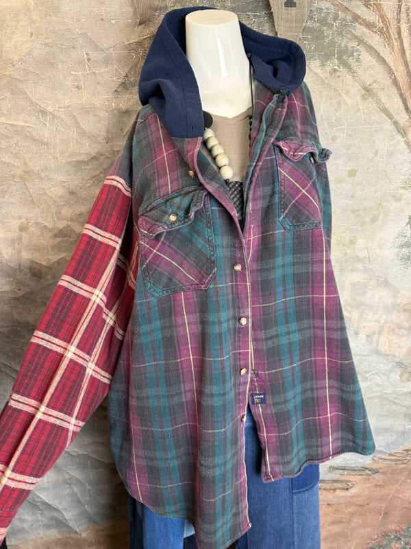 0003G PW Mix-Match Flannel Jacket-#2