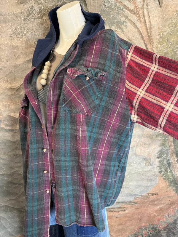 0003G PW Mix-Match Flannel Jacket-#2