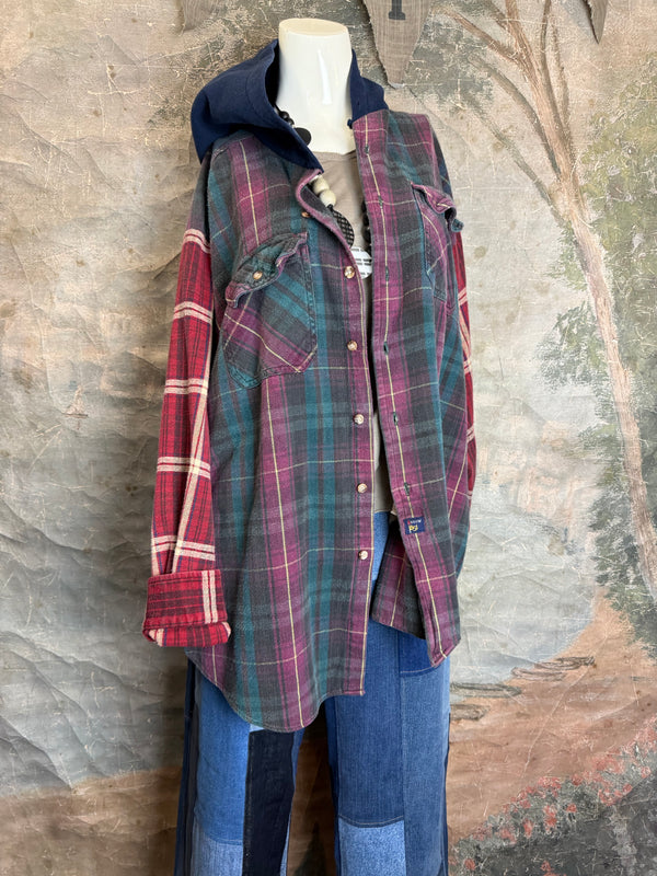 0003G PW Mix-Match Flannel Jacket-#2