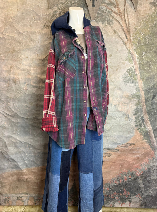 0003G PW Mix-Match Flannel Jacket-#2