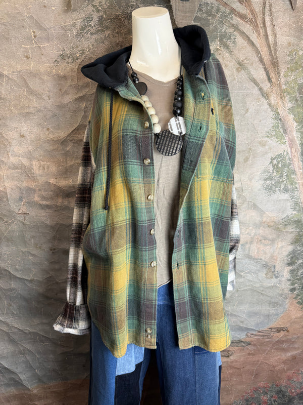 0003G PW Mix-Match Flannel Jacket-#5