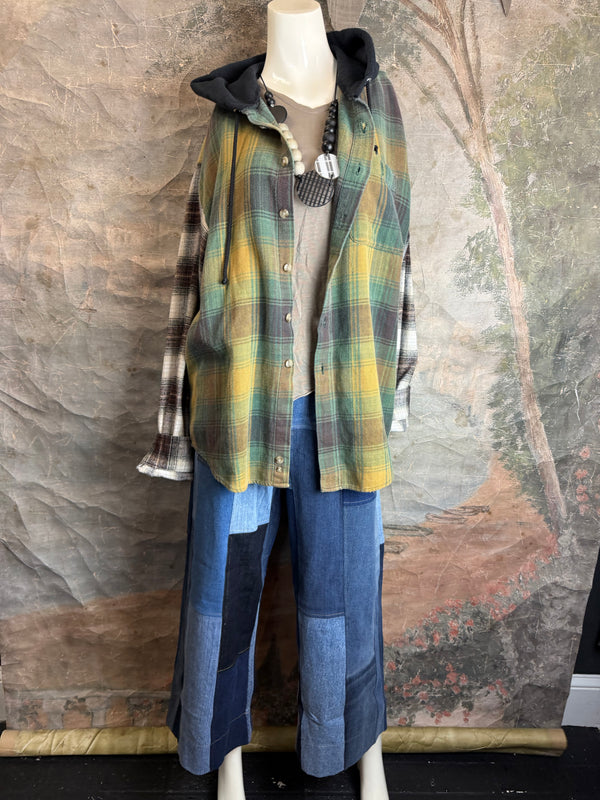 0003G PW Mix-Match Flannel Jacket-#5