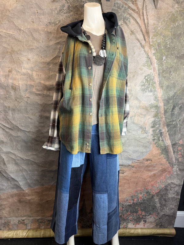 0003G PW Mix-Match Flannel Jacket-#5