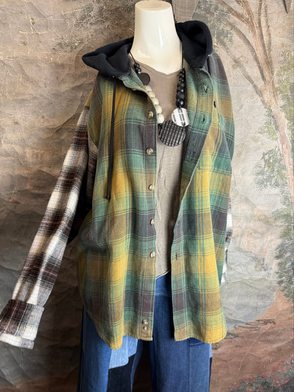 0003G PW Mix-Match Flannel Jacket-#5