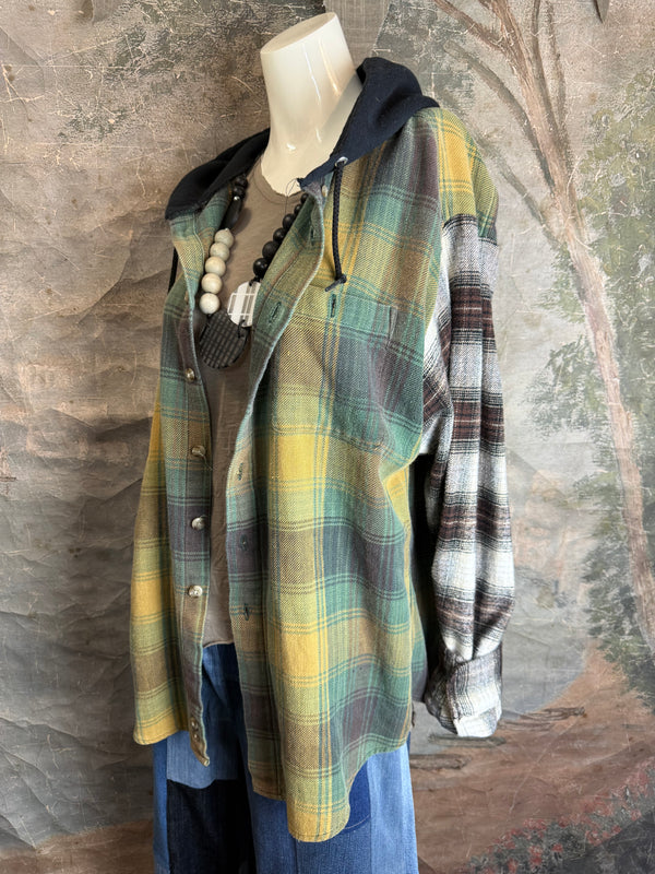 0003G PW Mix-Match Flannel Jacket-#5