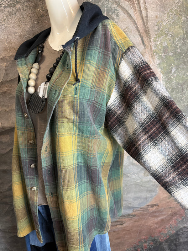 0003G PW Mix-Match Flannel Jacket-#5