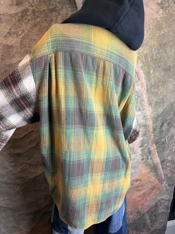0003G PW Mix-Match Flannel Jacket-#5