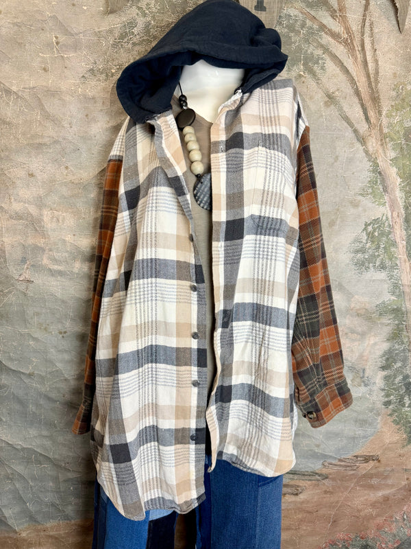 0003G PW Mix-Match Flannel Jacket-#4