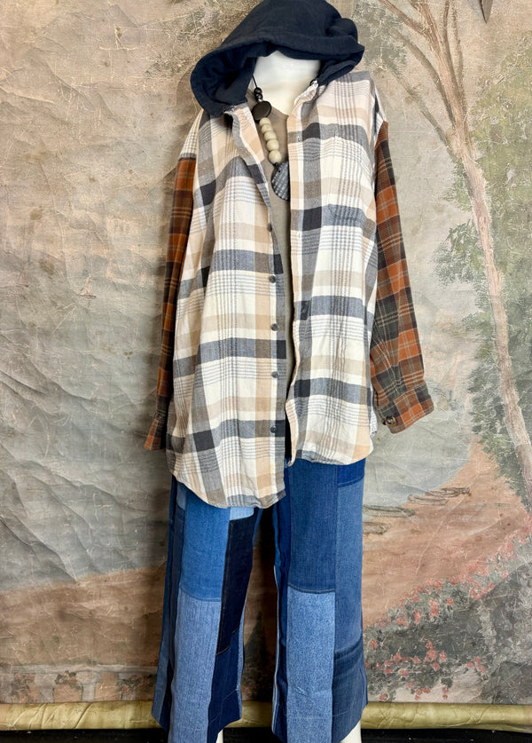 0003G PW Mix-Match Flannel Jacket-#4