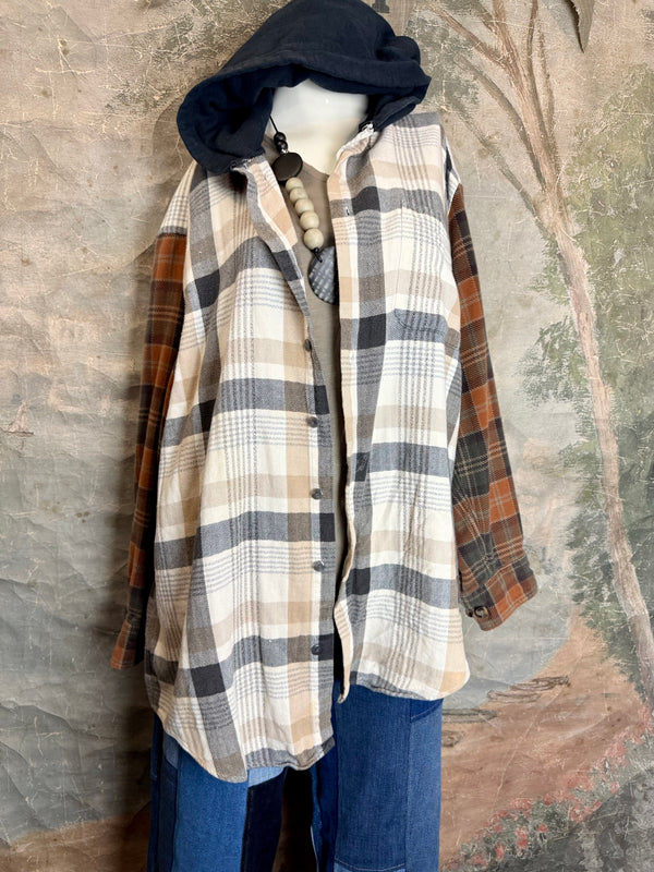 0003G PW Mix-Match Flannel Jacket-#4