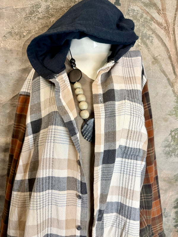 0003G PW Mix-Match Flannel Jacket-#4